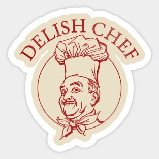 Delish Chef Sticker